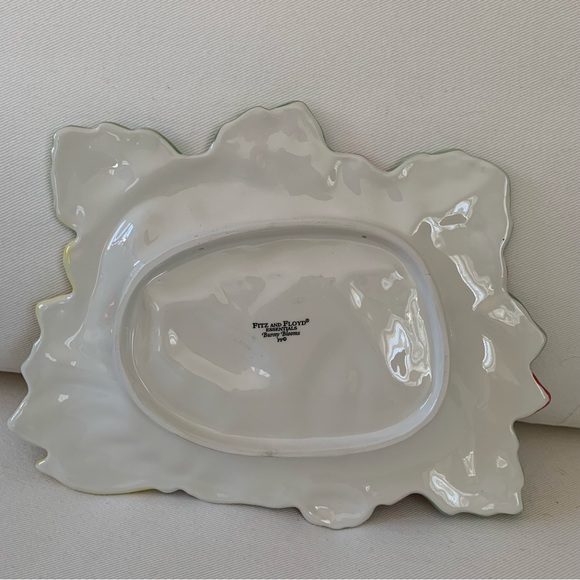 Fitz & Floyd Bunny Bloom Canape Plate Easter Spring Summer - Picture 4 of 6